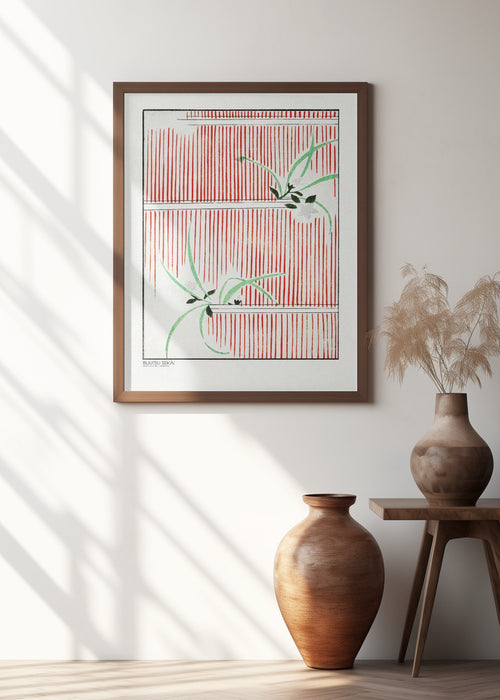 Morning Glory Framed Art Modern Wall Decor