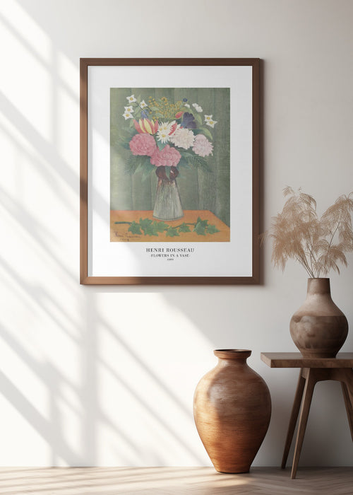 Flowers In a Vase Framed Art Wall Decor