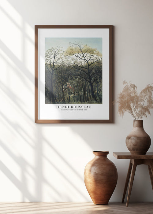 Rendezvous In The Forest Framed Art Modern Wall Decor