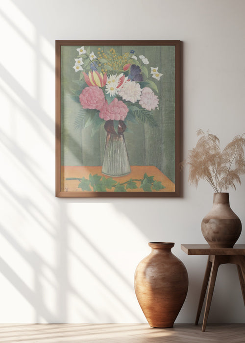 Flowers In a Vase Framed Art Wall Decor