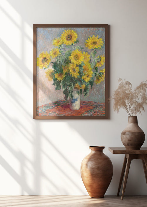 Bouquet Of Sunflowers Framed Art Wall Decor