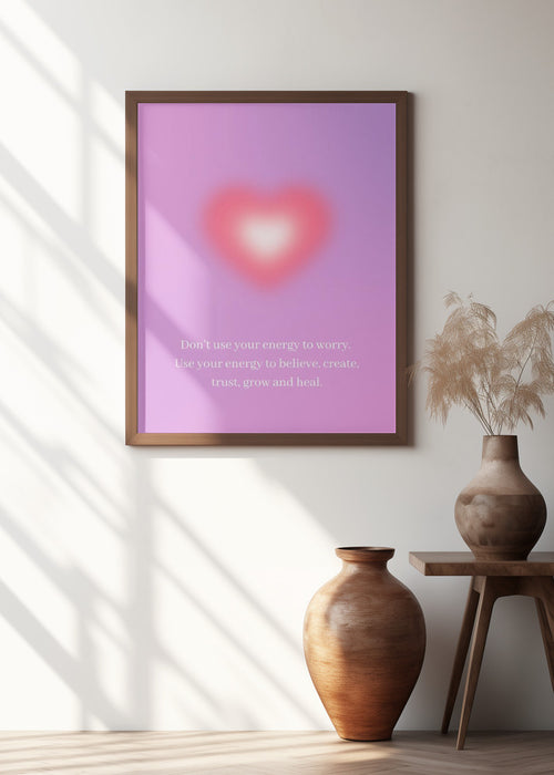 Motivational Aura Poster Framed Art Wall Decor