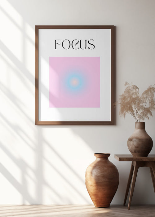 Motivational Aura Poster Framed Art Modern Wall Decor