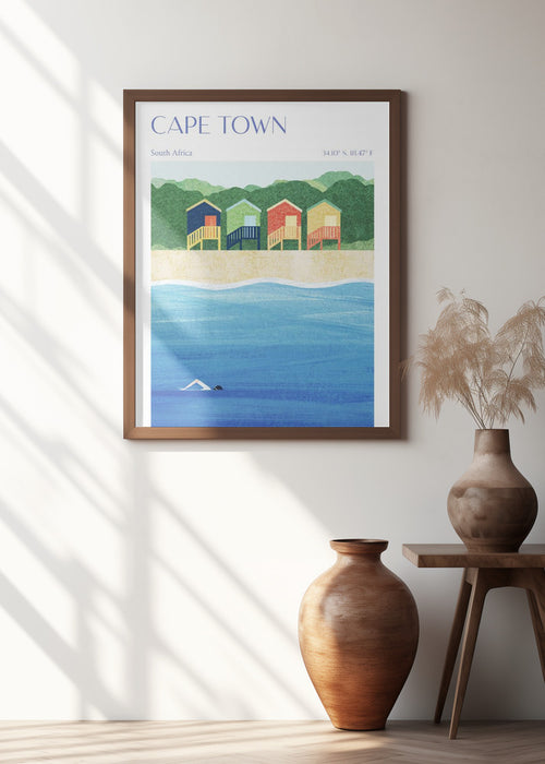 Cape Town, South Africa Framed Art Modern Wall Decor