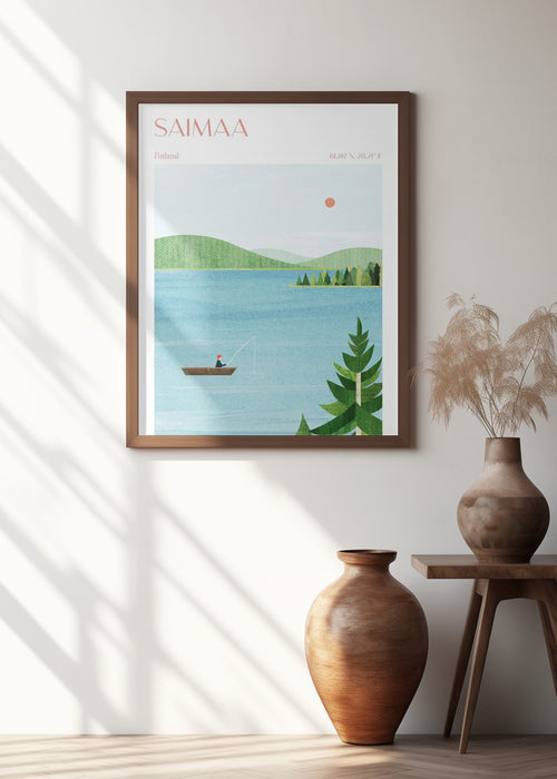 Lake Saimaa, Finland Framed Art Modern Wall Decor