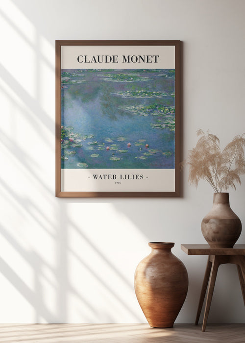 Water Lilies Framed Art Wall Decor