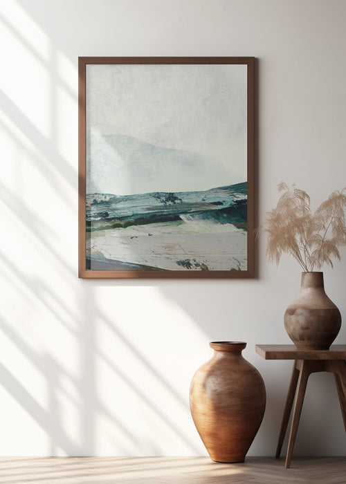 Mountains Framed Art Modern Wall Decor