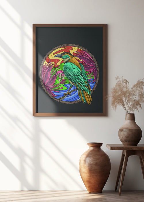 The Wise Crow Framed Art Wall Decor