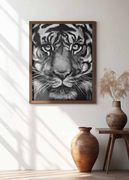 Tiger Framed Art Wall Decor