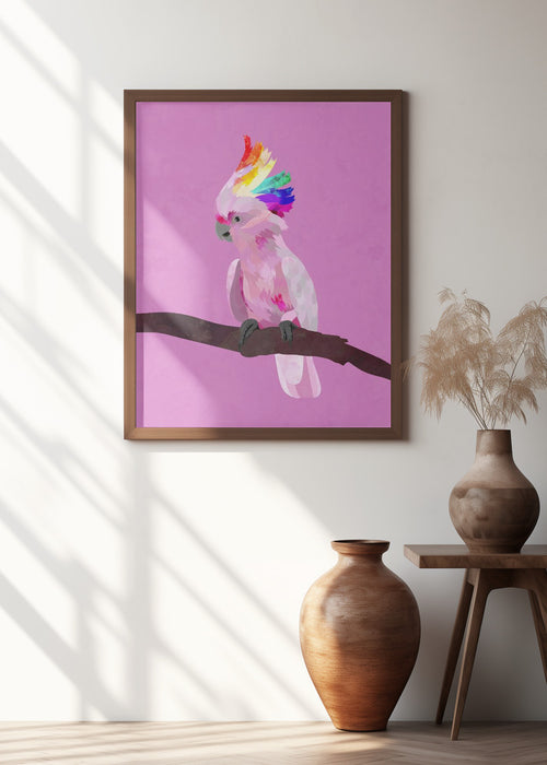 Pride Galah Framed Art Wall Decor