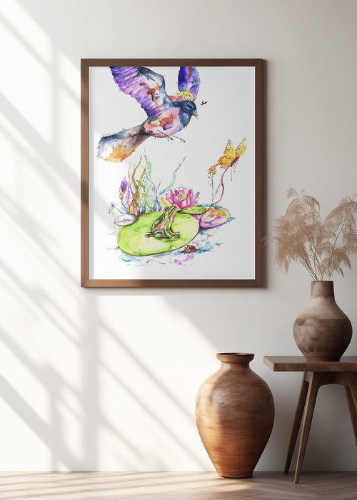 Thumbelina Framed Art Wall Decor