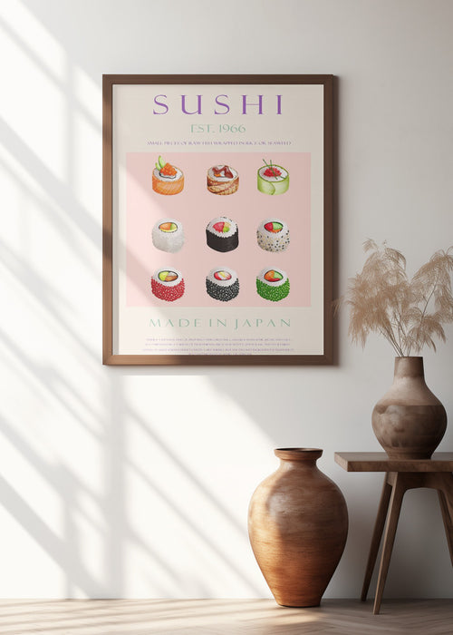 Sushi Est. 1966 Framed Art Wall Decor