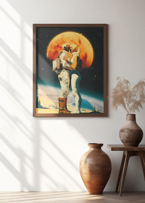 Intergalactic Love Framed Art Wall Decor