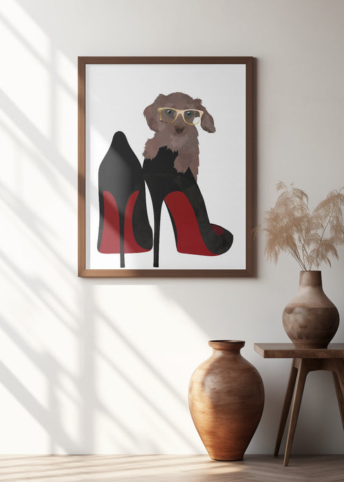 Daschand Shoe Framed Art Modern Wall Decor