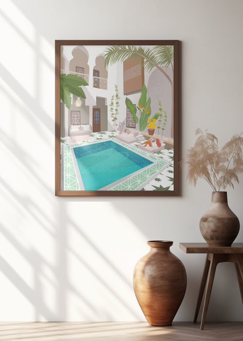 Riad Framed Art Modern Wall Decor