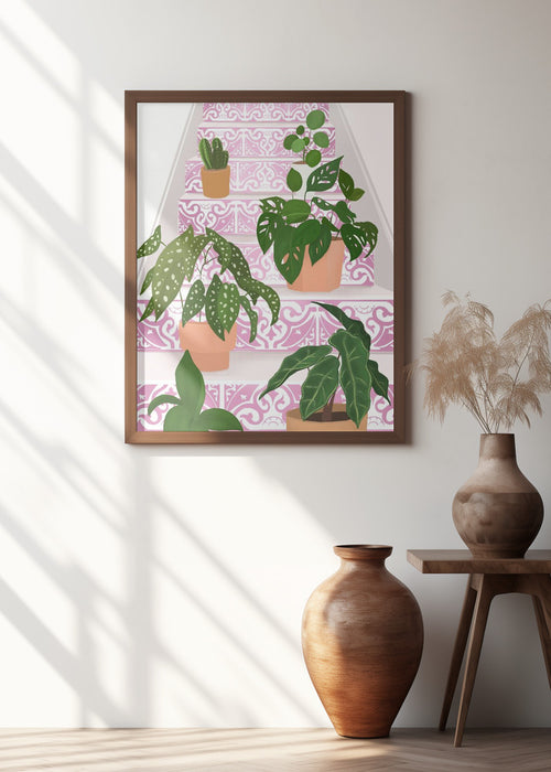 Plants Framed Art Modern Wall Decor