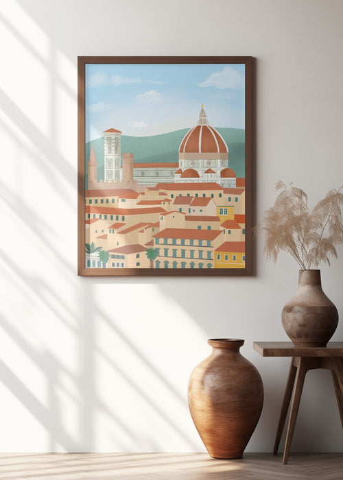 Florence Framed Art Modern Wall Decor