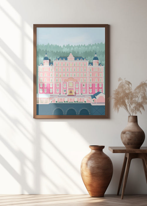 The Grand Budapest Hotel Framed Art Modern Wall Decor