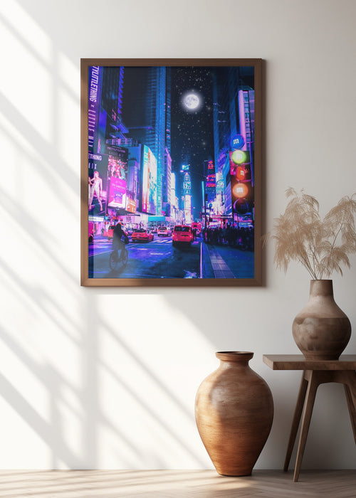 Moon City Framed Art Wall Decor