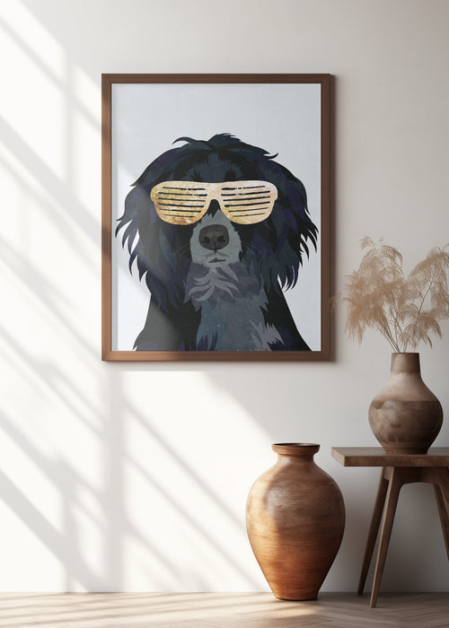 Hiphop Cockerspaniel Framed Art Wall Decor