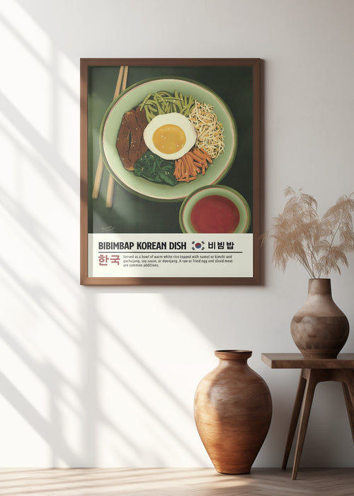 Bibimbap Framed Art Wall Decor