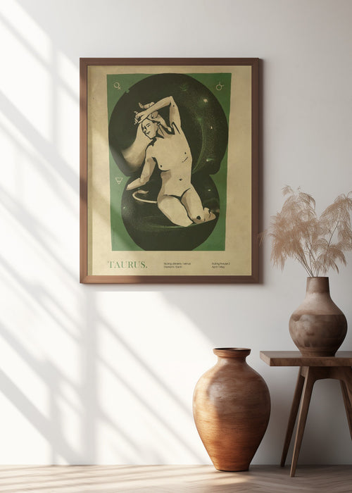 Taurus print Framed Art Wall Decor