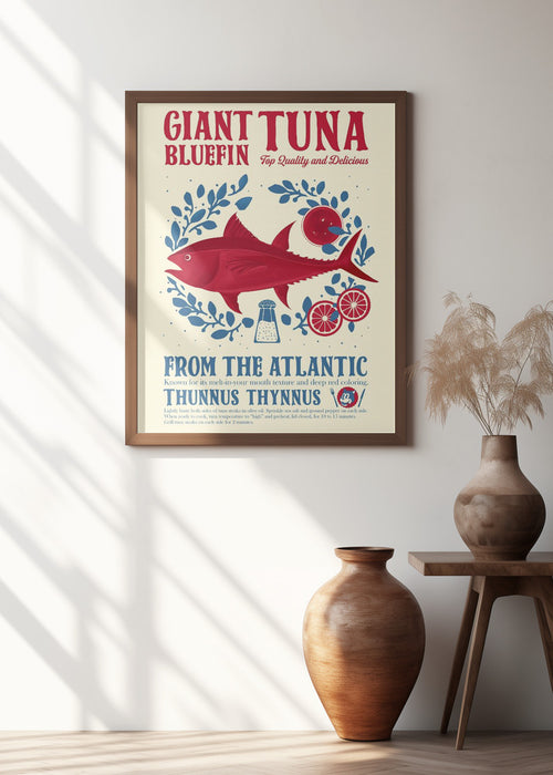 Tuna kitchen print Framed Art Wall Decor