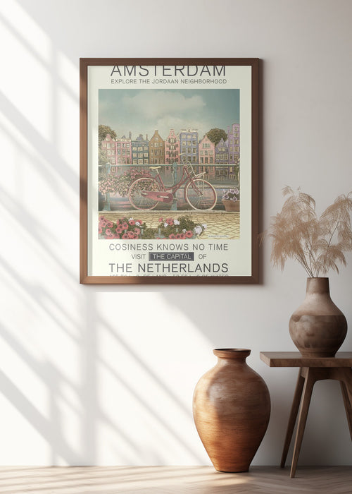 Amsterdam print Framed Art Modern Wall Decor