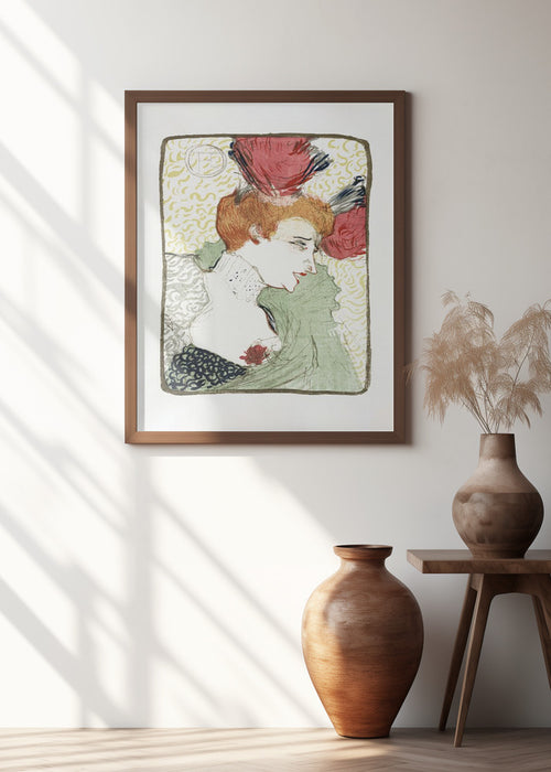 Bust of Mademoiselle Lender (1895) Framed Art Wall Decor