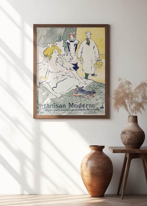 Artisan Moderne (1896) Framed Art Modern Wall Decor