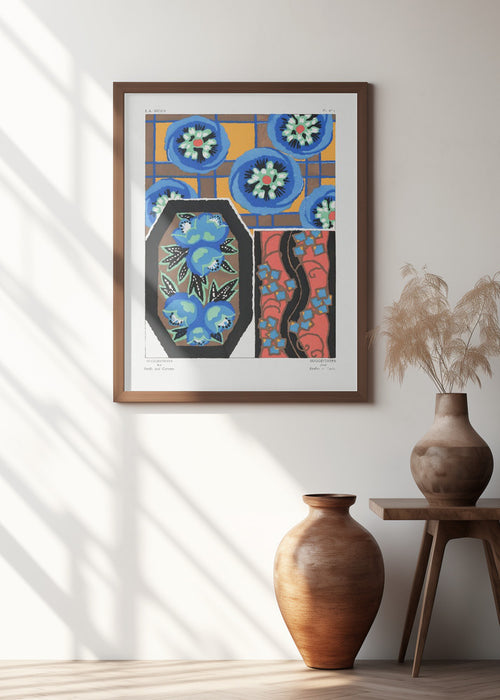 Pattern 01 Framed Art Modern Wall Decor