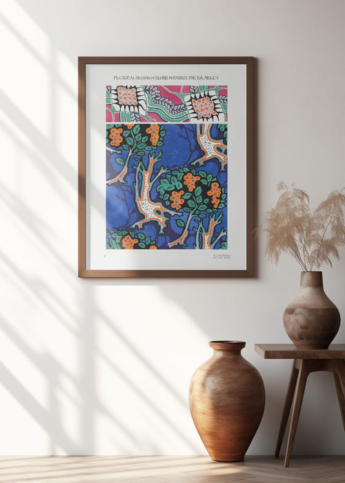 Pattern 02 Framed Art Wall Decor