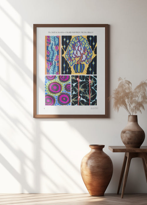 Pattern 05 Framed Art Wall Decor