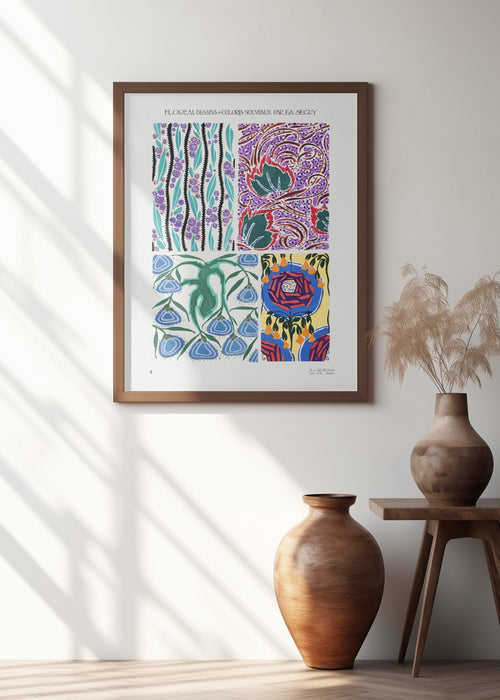 Pattern 09 Framed Art Modern Wall Decor