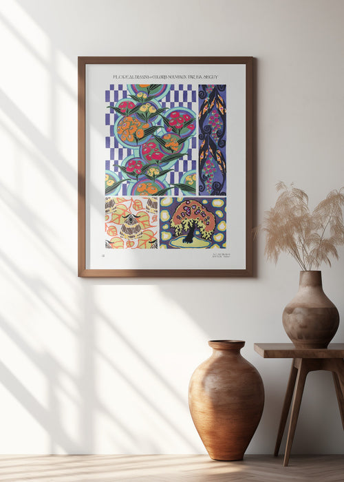 Pattern 13 Framed Art Wall Decor