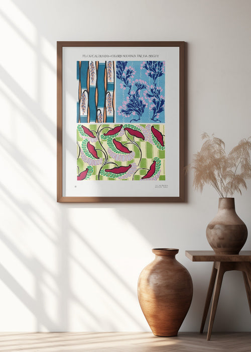 Pattern 016 Framed Art Wall Decor