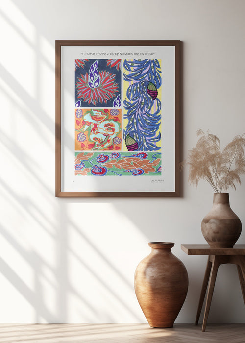 Pattern 18 Framed Art Wall Decor