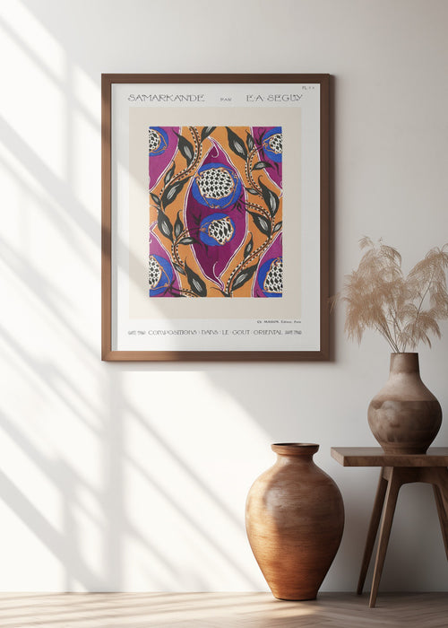 Samarkande 4 Framed Art Wall Decor