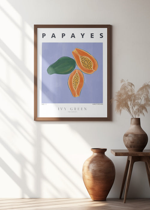 Papayes Framed Art Modern Wall Decor