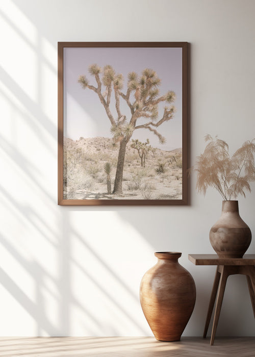 Joshua Tree Framed Art Modern Wall Decor