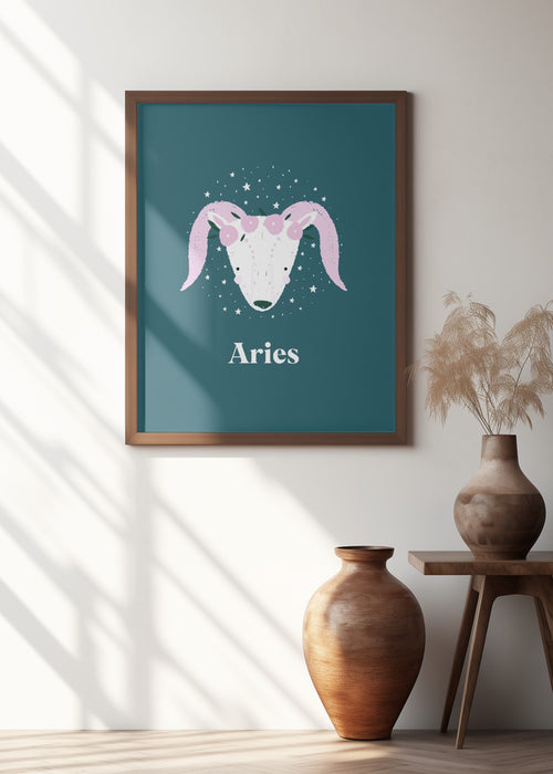 Aries Framed Art Wall Decor