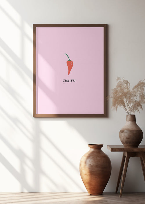 Chilli'n Framed Art Modern Wall Decor