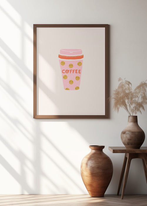 Coffee Framed Art Modern Wall Decor