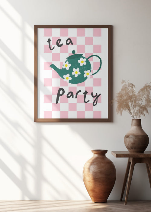 Tea Party Framed Art Wall Decor