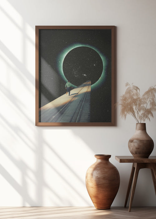 Escaping Into the Void Framed Art Wall Decor