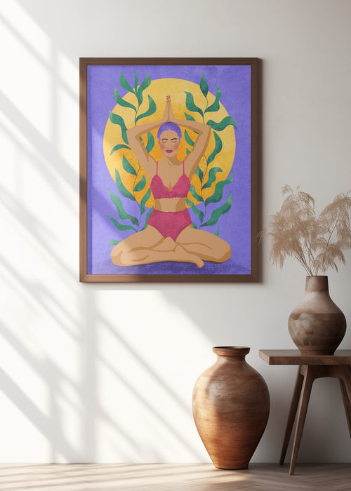 Meditation Framed Art Wall Decor