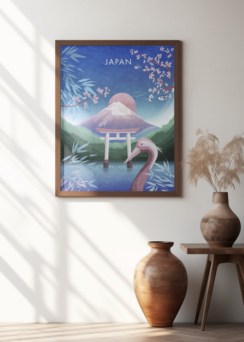 Japan Framed Art Modern Wall Decor