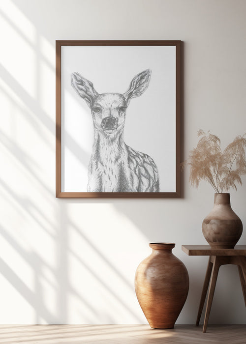 Deer Framed Art Wall Decor