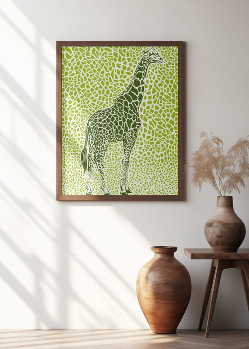 The Majestic Giraffe Framed Art Wall Decor