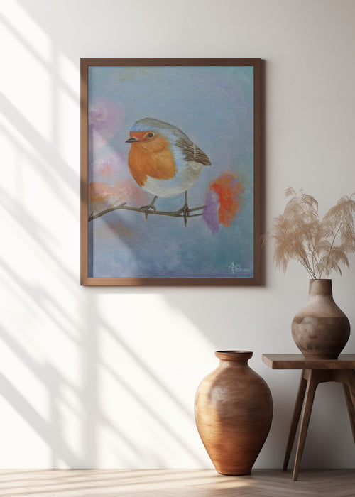 Robin Framed Art Wall Decor